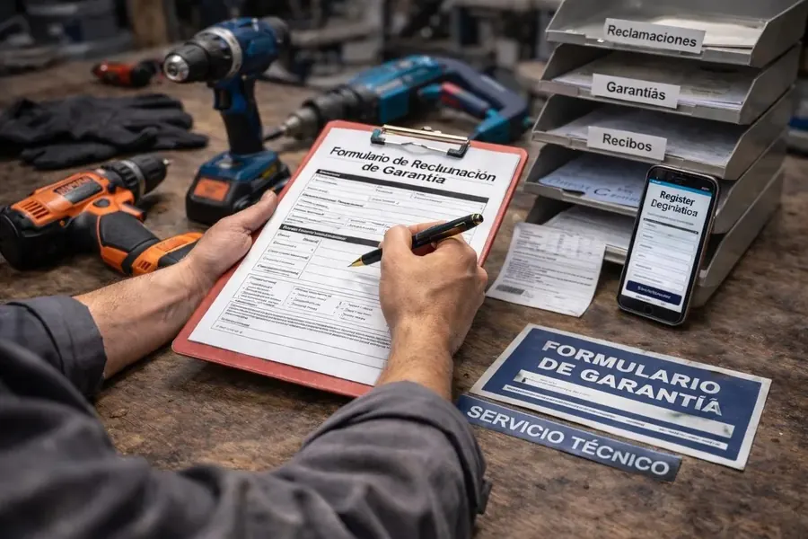 Warranty handling with the manufacturers